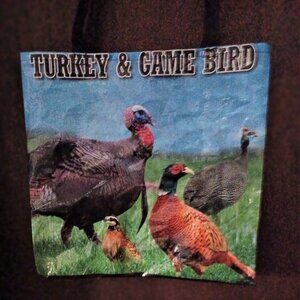Upcycled Game Birds Animal Feed Bags tote Grocery bags